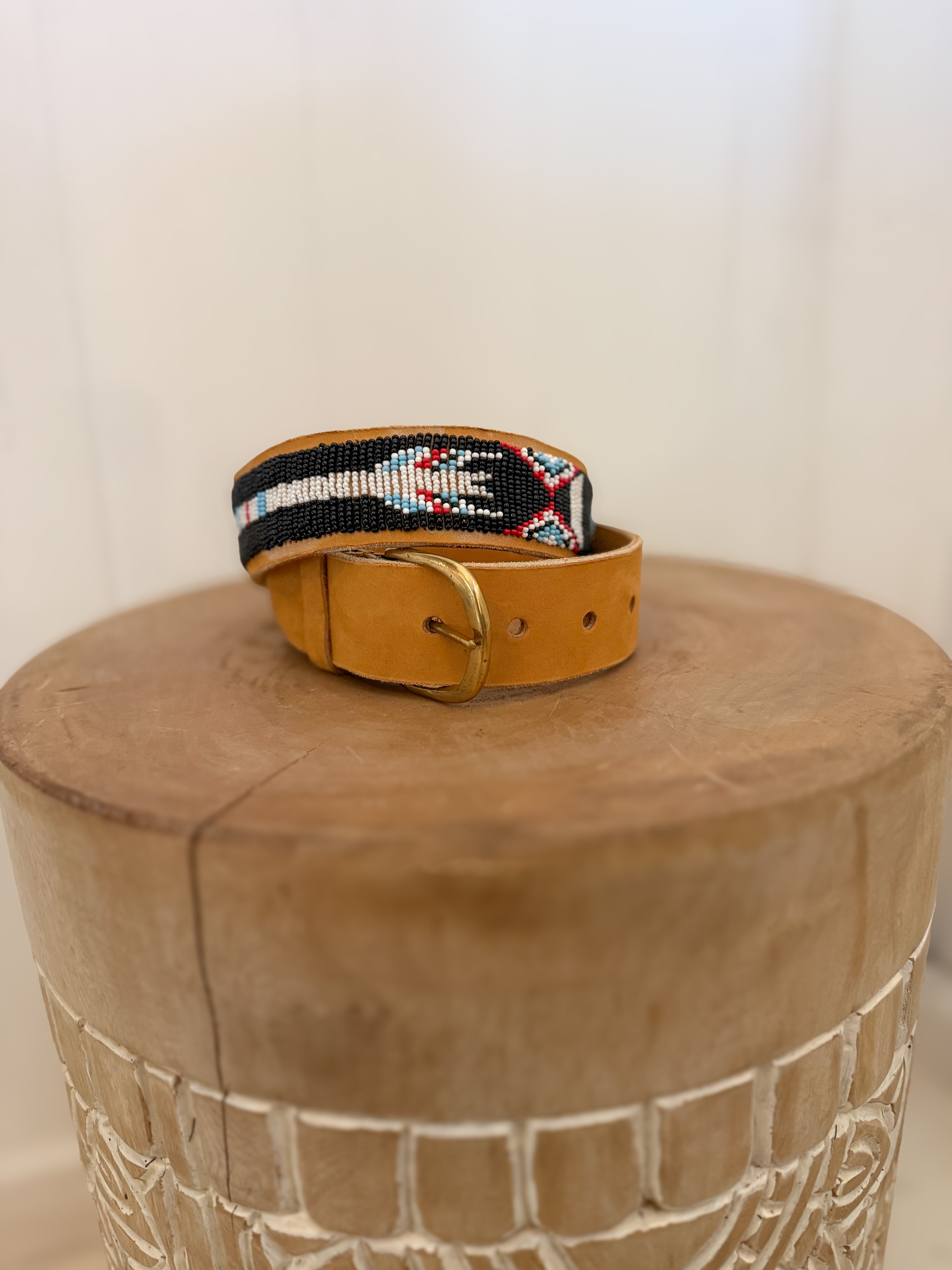 Beaded Pattern Belts