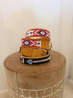 Beaded Pattern Belts
